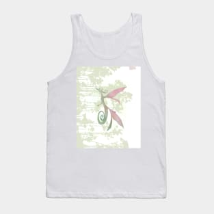 Faerie dragon silhouette Tank Top